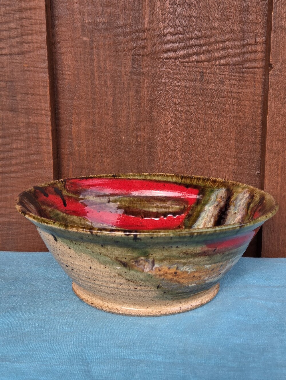 Studio Art Pottery Hand Crafted Stoneware Bowl